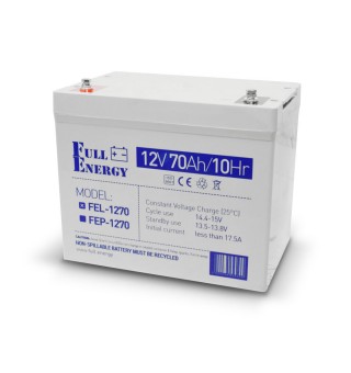FEL-12100 Гелевий акумулятор 12В 100 Ач для ДБЖ Full Energy